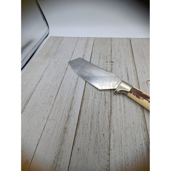 Regent Sheffield Magic Gadget 3 Blade Knife Server Stainless 5" Blade 9 3/4" - Picture 3 of 7